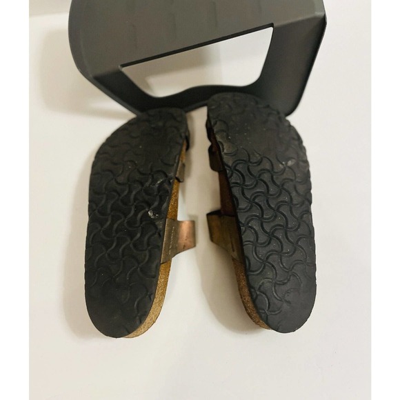 Birkenstock Womens Mayari Sandal Size 38 Rose Gold Leather Shoe - Picture 3 of 5